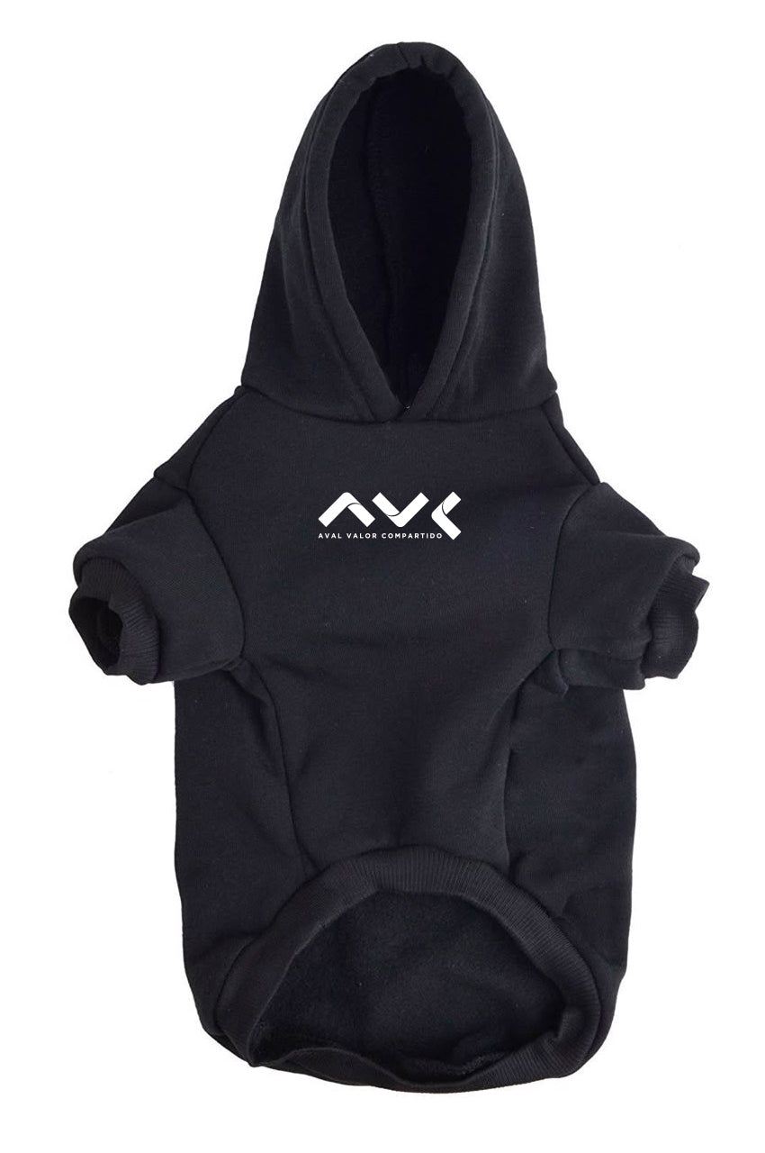 Combo Hoodie Perro negro Woof Aval Valor Compartido